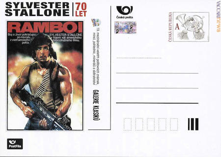 Il richiamo è al film, del 1982, “Rambo I”