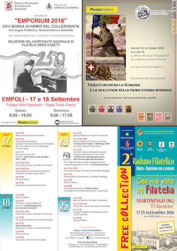 Gli altri appuntamenti sono stati annunciati a Trieste, Empoli (Firenze), Martinengo (Bergamo)