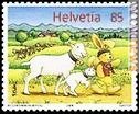 Dopo i francobolli, il leprotto Felix invita i vacanzieri svizzeri ad un concorso postale che coinvolge i più piccoli