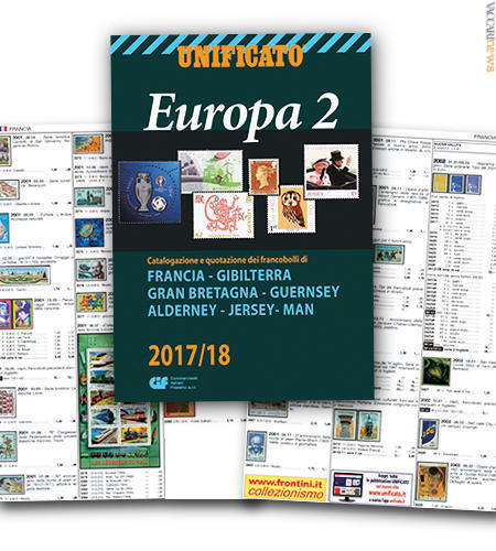 Copertina del 2° volume e come si presentano all’interno i nuovi Unificato Europa 2017-18