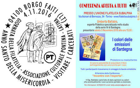 Borgo Faiti (Latina) e Torino offrono, invece, convegno commerciale e conferenza