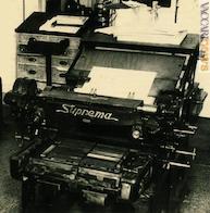 La macchina “Suprema” che adattò i francobolli