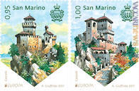 Serie postale “Europa Castelli”