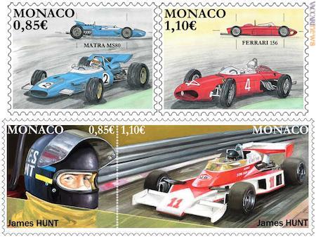 Oggi da Monaco: la Matra “Ms80”, la Ferrari “156”, il pilota James Hunt