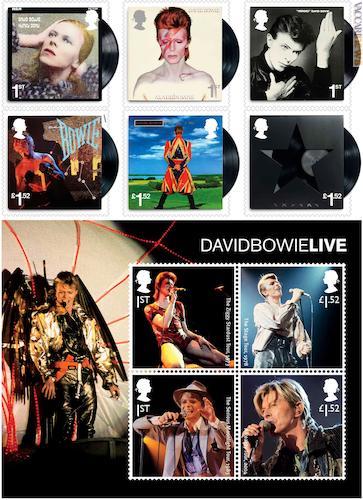 La serie organizzata in sei francobolli ed un foglietto