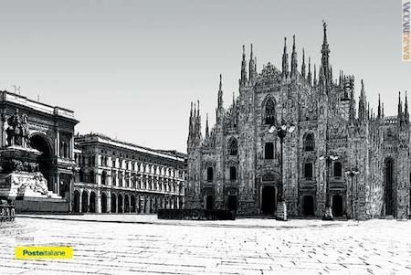 Una novità assoluta: la Visual Card dedicata a Milano è dotata al retro di codice QR per visualizzare un breve filmato sulla città
