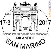 Annullo speciale Milanofil 2017