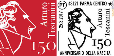 Il logo del secolo e mezzo con la caricatura effettuata dal tenore Enrico Caruso ha ispirato l’immagine dell’annullo