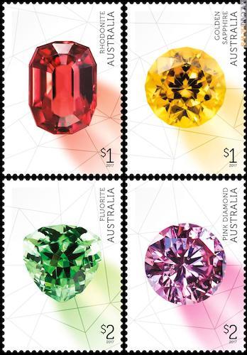 I quattro francobolli per altrettante “Bellezze rare”, come s’intitola la serie