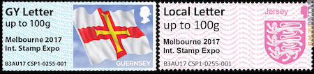 La versione “Csp1” di entrambe le entità, disponibile esclusivamente alla manifestazione australiana. Agli sportelli locali di Guernsey e Jersey è distribuita solo la “B002”