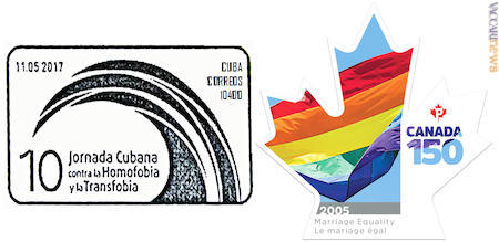 L’annullo di Cuba ed il francobollo del Canada