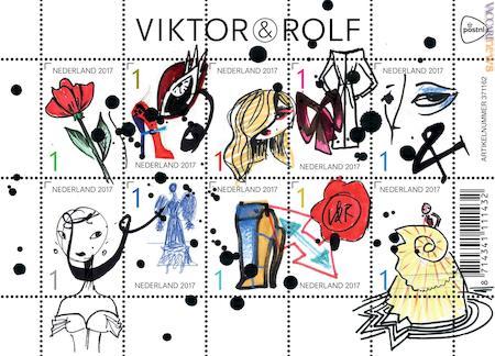 Viktor&Rolf - Una casa di moda, due stilisti, dieci francobolli