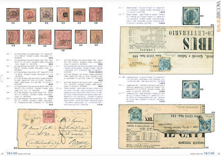 Accanto ai francobolli, nuovi o usati, anche quelli sul loro supporto originale, periodici compresi