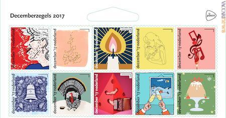 I dieci francobolli firmati dai Paesi Bassi