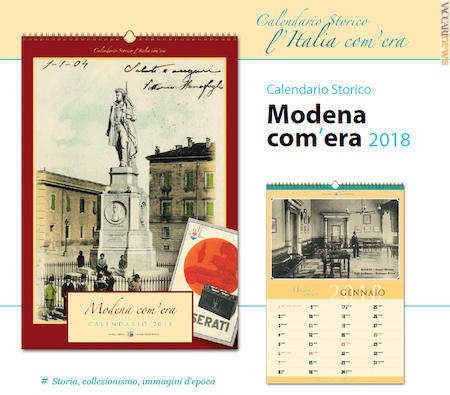 Come si presenta il calendario 2018 dedicato a Modena
