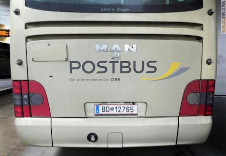 Nonostante il nome (ed il corno stilizzato), l’austriaca Postbus ora fa parte delle Ferrovie nazionali, Öbb