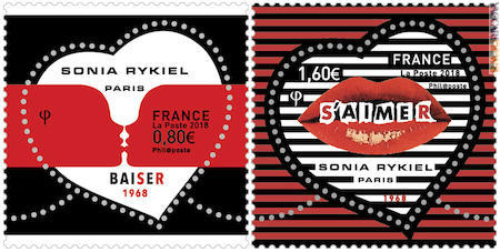 I due francobolli base della serie