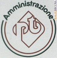 Il logo nel rombo: una delle varianti (Archivio storico di Poste)