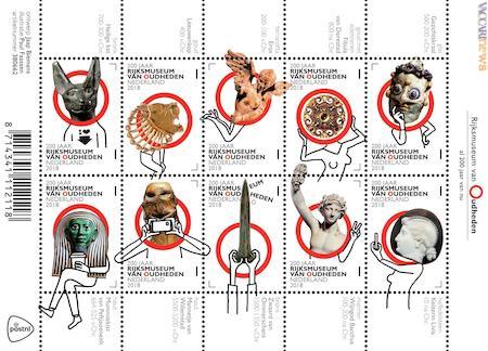 Un museo, dieci francobolli che si fanno notare
