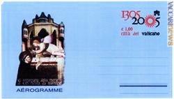 Vale 1,00 euro l’aerogramma con cui il Vaticano ricorda i sette secoli trascorsi dalla scomparsa di san Nicola da Tolentino