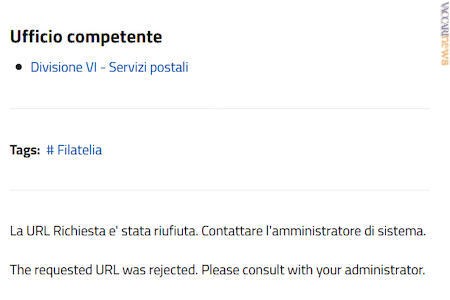 Il messaggio anomalo del sito che fa capo al Mise