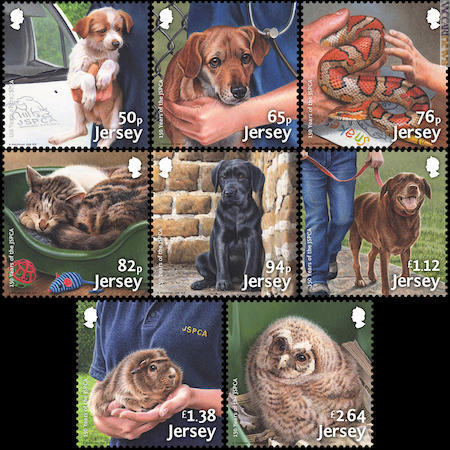 I sei francobolli; si aggiunge un foglietto contenente il quarto ed il quinto taglio
