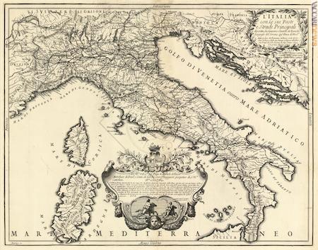 Una delle mappe scaricabili gratuitamente: venne realizzata da Giacomo Cantelli nel 1695