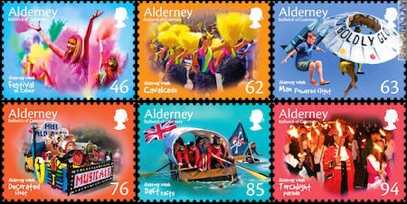 I sei francobolli, disponibili da domani
