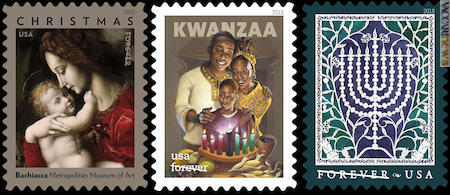 Gli altri francobolli sono dei “Forever” nazionali