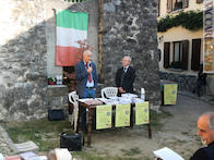 Il direttore del Museo Adriano Cattani ed il sindaco Gianfranco Lazzarini
