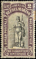 Uno dei francobolli di cento anni fa