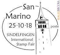 Annullo speciale International Stamp Fair Sindelfingen