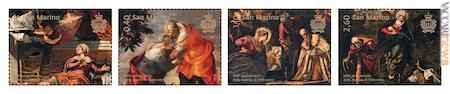 Serie postale dedicata al 500° anniversario della nascita di Tintoretto