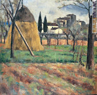 Il dipinto “Vista del Concone”, di Ardengo Soffici (alla mostra di Milano)