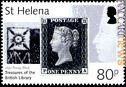 Anche il primo francobollo al mondo nella celebrativa emessa il 16 gennaio scorso da Saint Helena