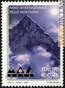 Dopo il 41 centesimi per l’«Anno internazionale delle montagne» uscito nel 2002 (foto), il prossimo 29 marzo toccherà allo 0,45 euro per la «Giornata internazionale della montagna». E poi...
