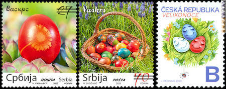 Serbia e Repubblica Ceca hanno annunciato postalmente la Pasqua