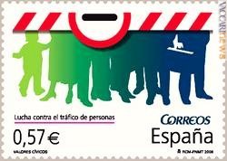 Con un francobollo Madrid affronta la piaga del traffico umano