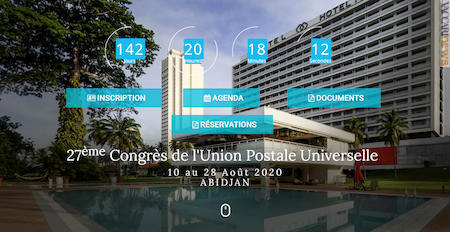 Il prossimo Congresso dell’Unione postale universale dovrebbe svolgersi ad Abidjan (Costa d’Avorio), dal 10 al 28 agosto