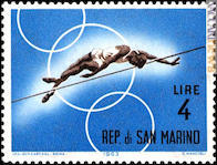 D’antan: uno dei francobolli di Corrado Mancioli
