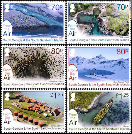 I sei francobolli: saranno disponibili da domani