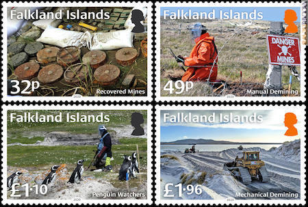 La serie dedicata al programma di sminamento alle Falkland