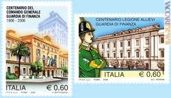 Due i nuovi francobolli per la Guardia di finanza; si aggiungono a quelli usciti nel 1974 e nel 1996