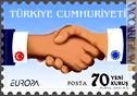 Il francobollo turco per «PostEurop», uscito il 30 maggio, rinnova l’esigenza di maggiori legami con l’Ue