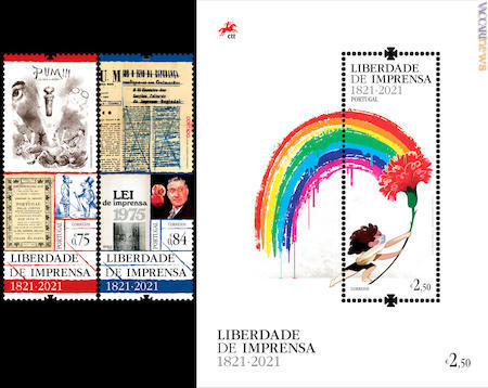 Per il bicentenario, due francobolli e un foglietto
