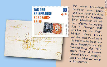 La Germania dedica al prezioso reperto un francobollo, anche a foglietto