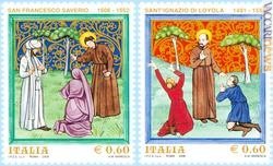 I due francobolli firmati da Anna Maria Maresca