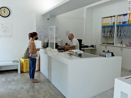 Modern: the office in via Giacomini 69
