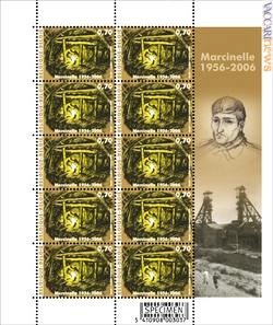 Nel 1956, invece, si è consumata l'esplosione di Marcinelle, in Belgio. Ora ricordata attraverso un francobollo proposto da Bruxelles