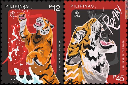 L’iniziativa delle Filippine si articola in due francobolli, cui va sommato un foglietto